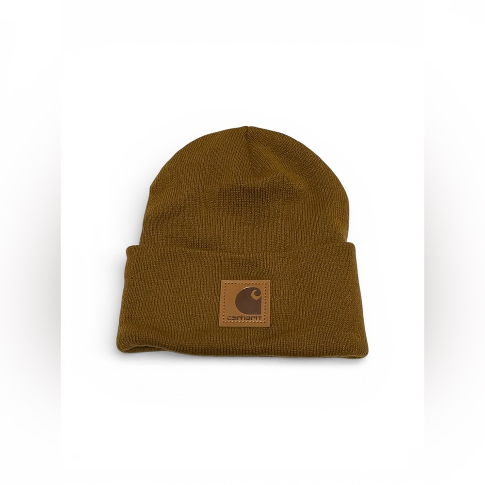 Carhartt Brown Knit Tonal Beanie